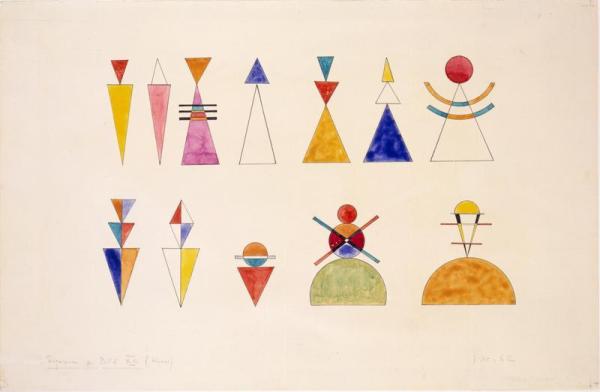 Kandinskij, Modello di figura per la scena XVI